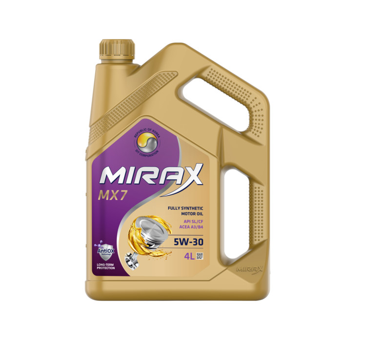 MIRAX MX7 SAE 5W-30 API SL/CF, ACEA A3/B4 4л