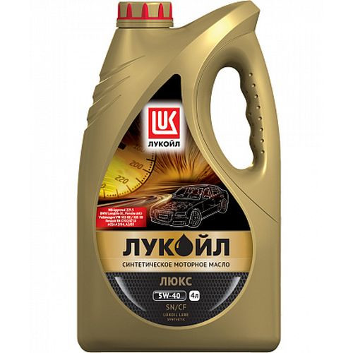Моторное масло синтетика Лукойл Люкс SAE 5W-40 API SN/СF 4л