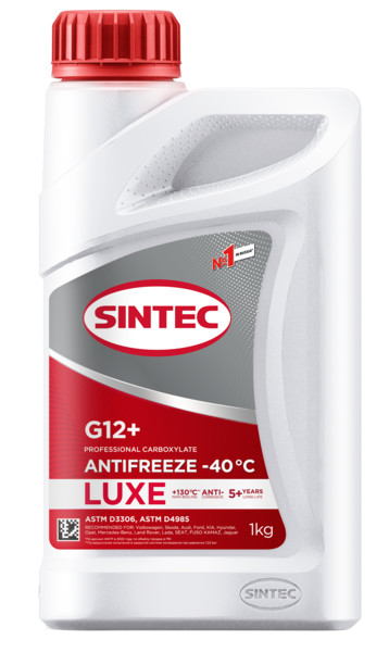 Антифриз Sintec Luxe G12+ red -40 1кг