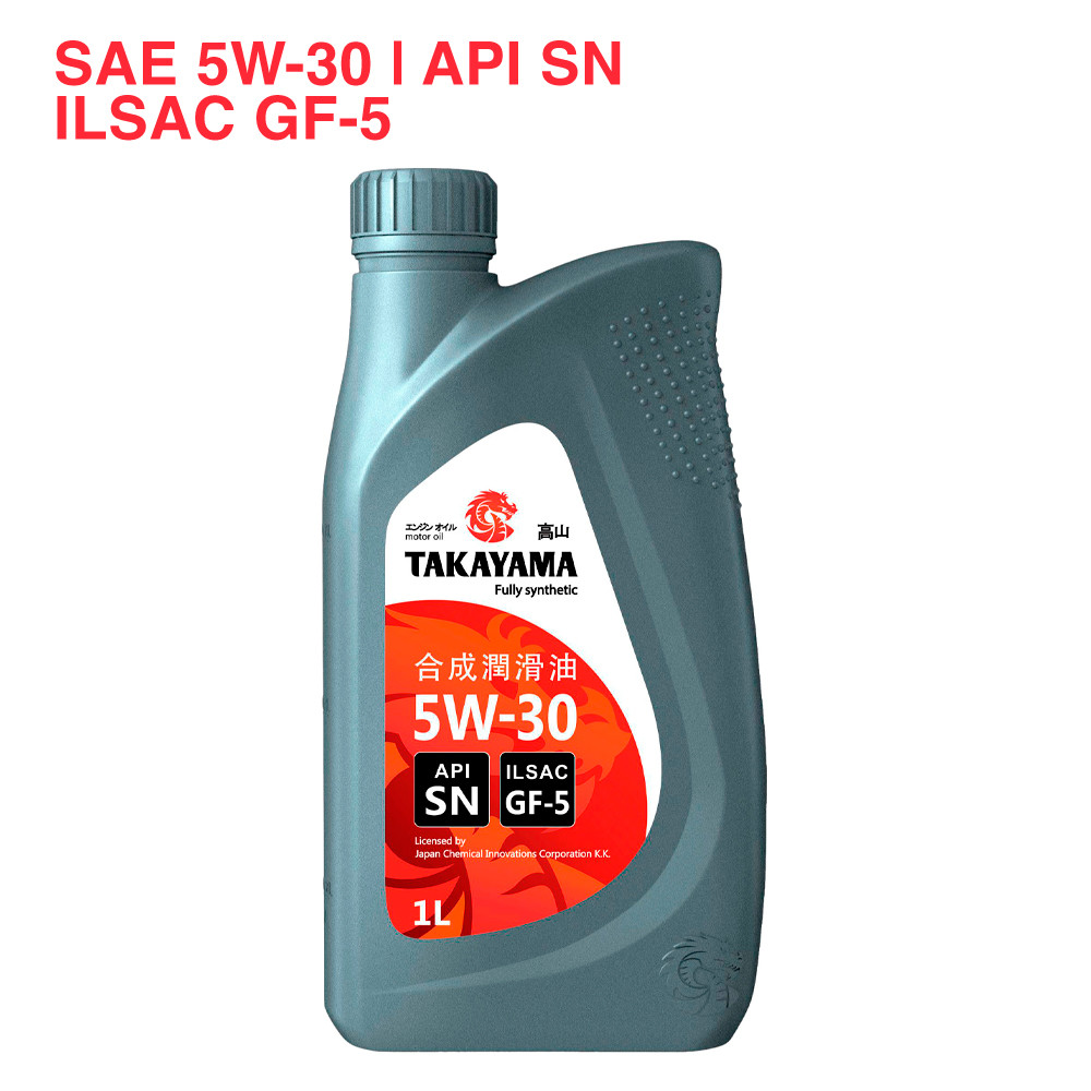 TAKAYAMA SAE 5W-30 API SN ILSAC GF-5 1л пластик