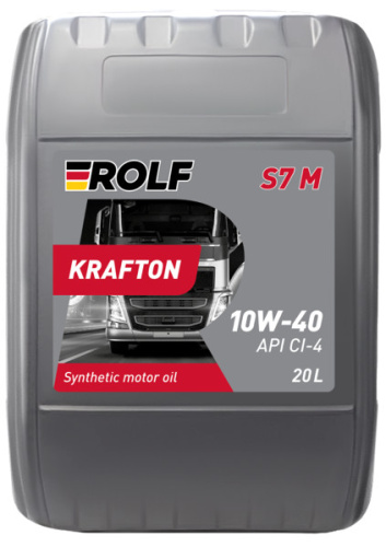 ROLF KRAFTON S7 M 10W-40 ACEA E4/E7-12 API CI-4 20л пластик
