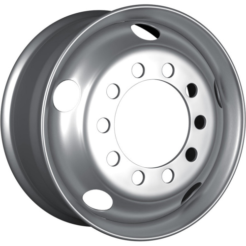 Колесо дисковое STEGER 9,00x22,5 10x335 ET175 D281 T18*7 (4500кг) hump Silver