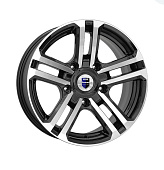 КиК Палладика 7x16/5x139.7 ET30 D98 дарк_платинум