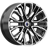 КиК Кортес 8.5x19/6x139.7 ET36 D100.1 алмаз_черный