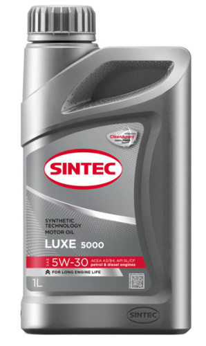 Sintec LUXE 5000 SAE 5W-30 API SL/CF 1л полусинтетика