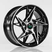 Megami MGM-25 6x14/4x100 ET35 D73.1 BKF Megami MGM-25 6x14/4x100 ET35 D73.1 BKF