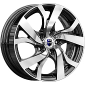 КиК Палермо 6.5x16/5x114.3 ET40 D67.1 алмаз_черный