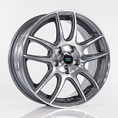 Megami MGM-36 6x15/4x108 ET47 D63.3 BKF Megami MGM-36 6x15/4x108 ET47 D63.3 BKF
